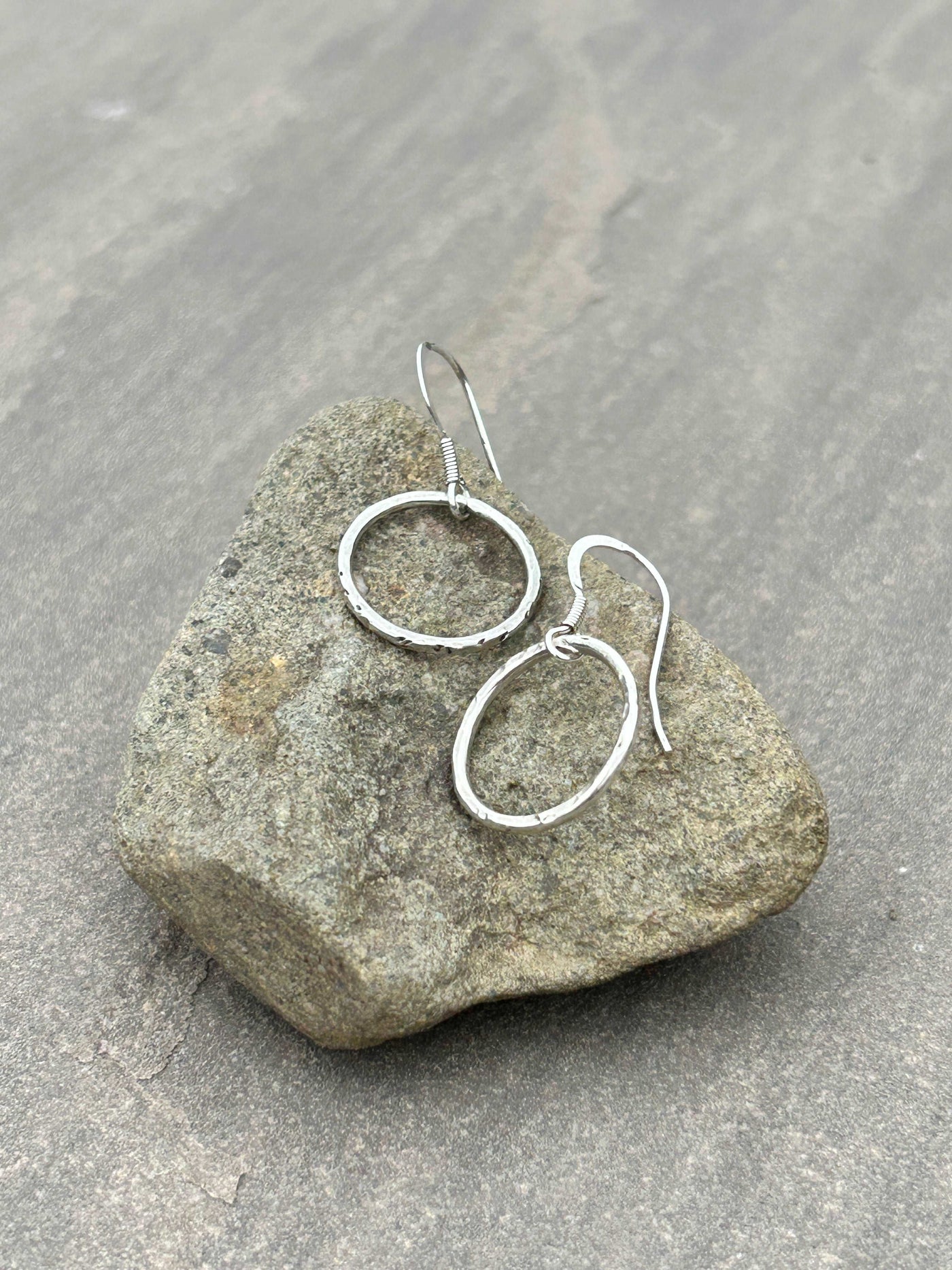 Single ring earrings LaVidaLoca Jewellery
