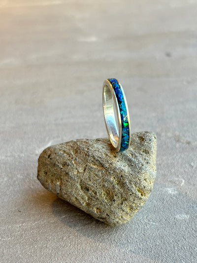 Inlay band ring - 4mm