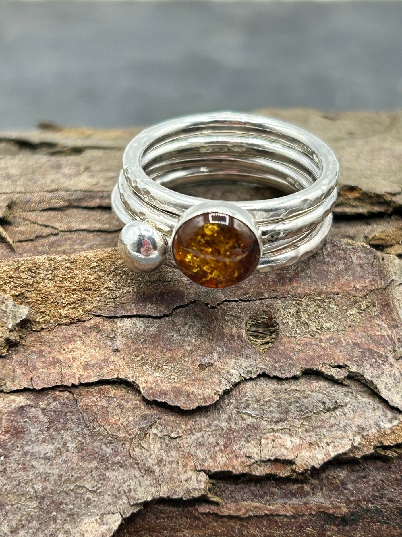 Amber & Bauble Ring Bundle - LaVidaLoca Jewellery