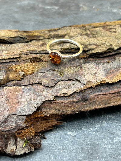 Amber Stacking Ring - LaVidaLoca Jewellery