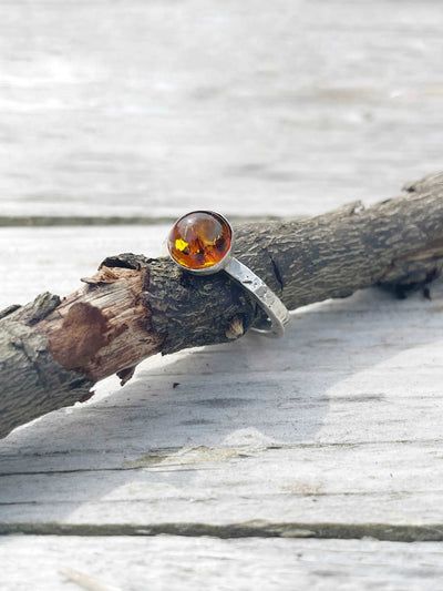 Amber Stacking Ring - LaVidaLoca Jewellery
