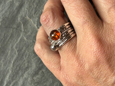 Mega Stack - Amber Stone, Bauble and Beaded Bundle