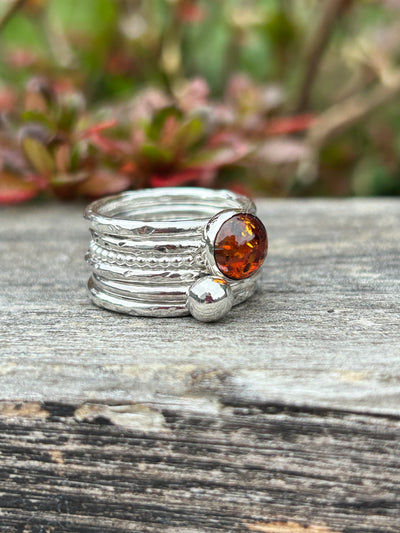 Mega Stack - Amber Stone, Bauble and Beaded Bundle