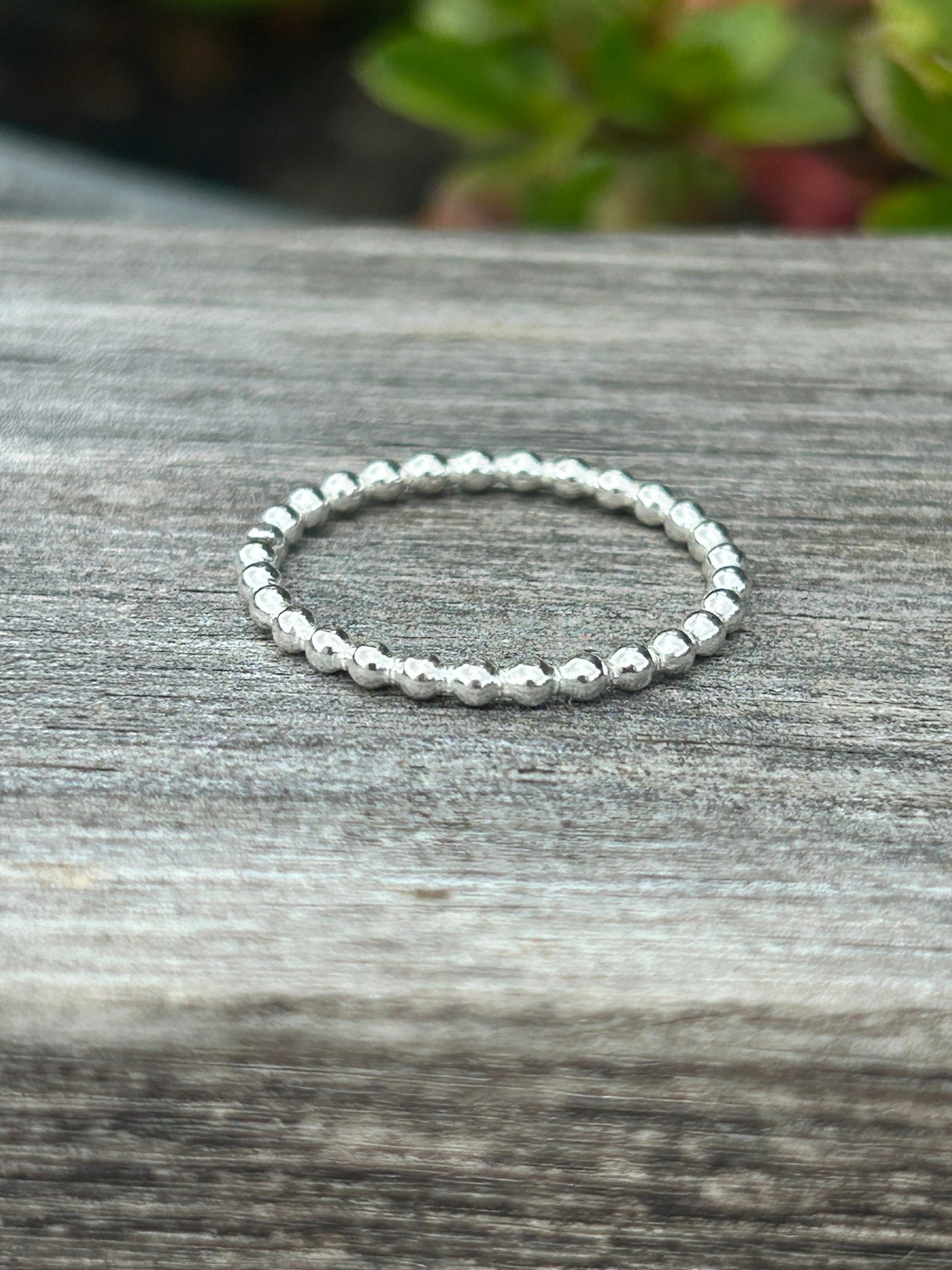 Beaded Stacking Ring - LaVidaLoca Jewellery