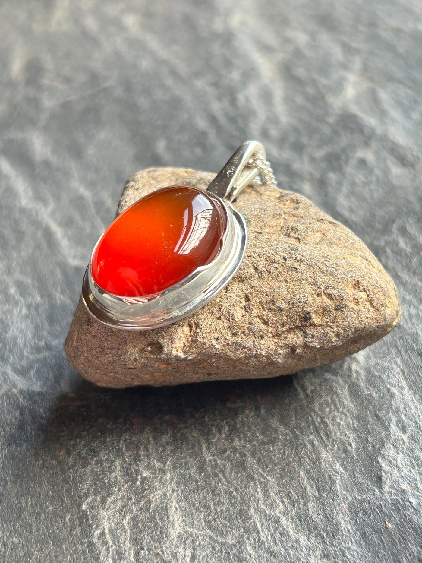 Carnelian Pendant - LaVidaLoca Jewellery