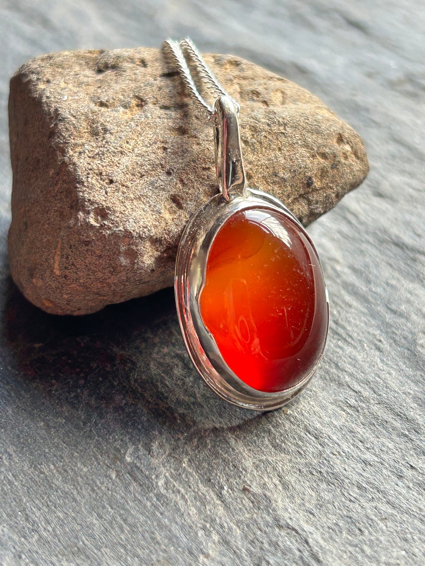 Carnelian Pendant - LaVidaLoca Jewellery