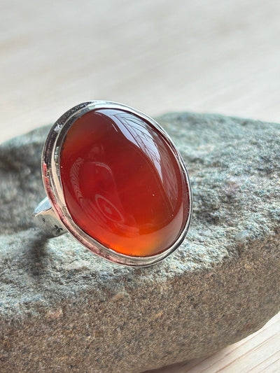 Carnelian Statement Ring - LaVidaLoca Jewellery