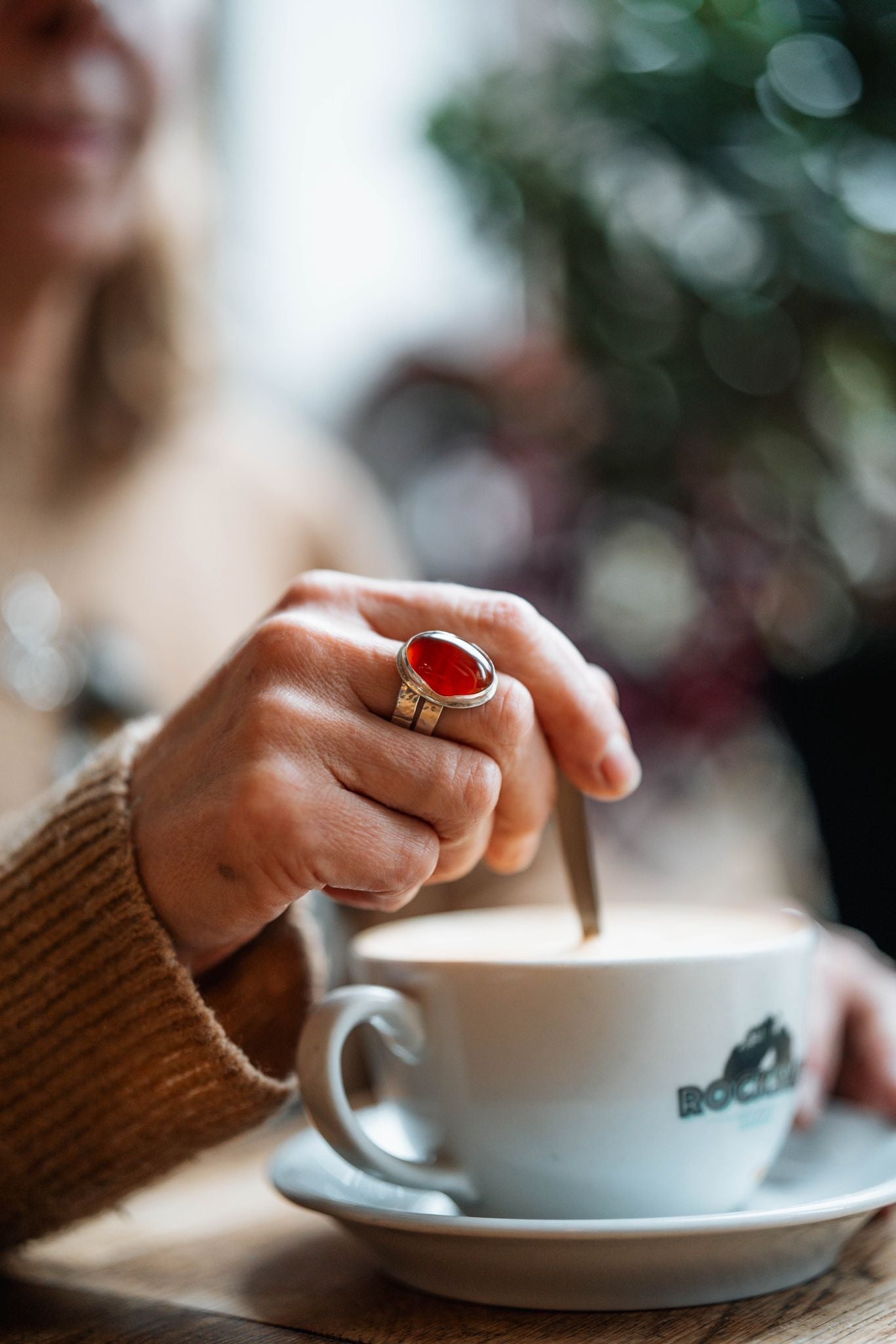 Carnelian Statement ring bundle - LaVidaLoca Jewellery