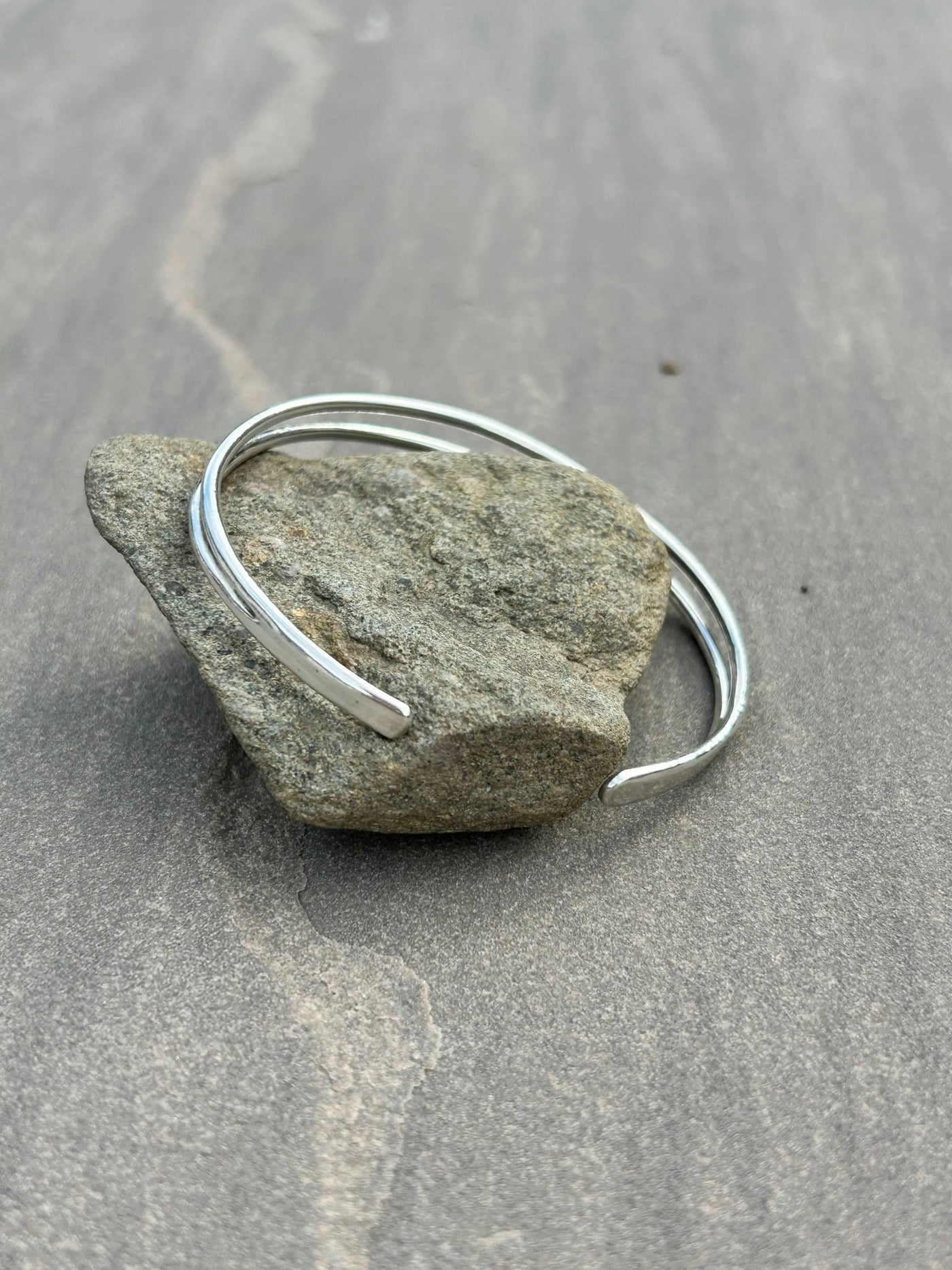 Double Strand Torque Bangle - LaVidaLoca Jewellery