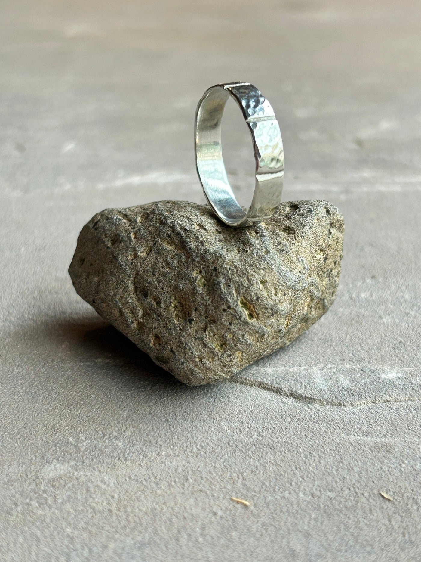 Grooved Silver Band Ring - LaVidaLoca Jewellery