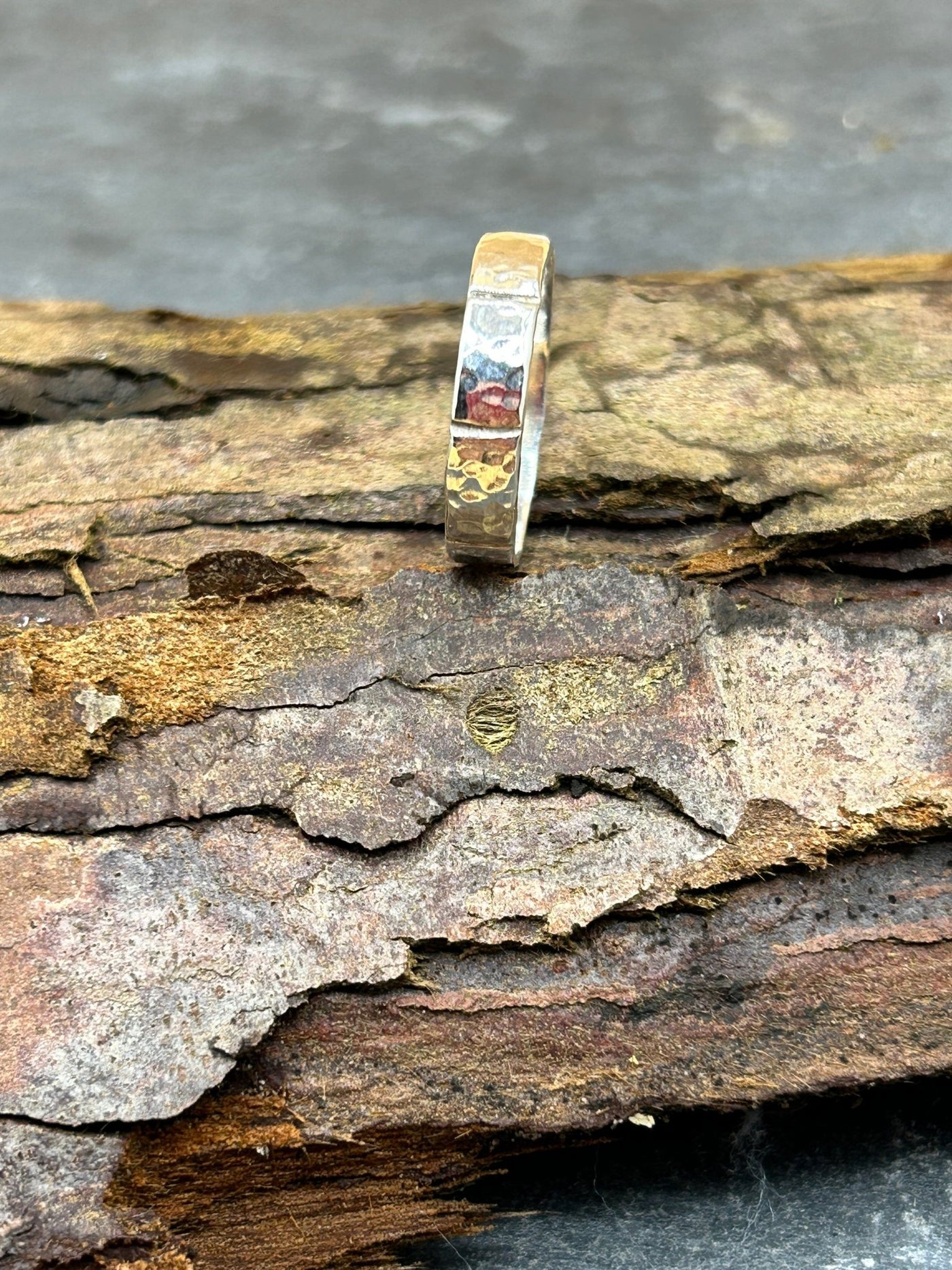 Grooved Silver Band Ring - LaVidaLoca Jewellery