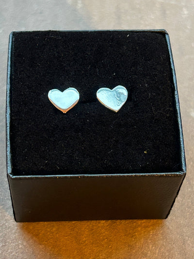 Heart stud earrings - LaVidaLoca Jewellery