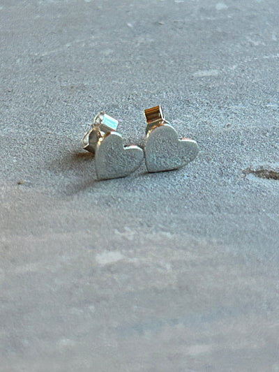 Heart stud earrings - LaVidaLoca Jewellery