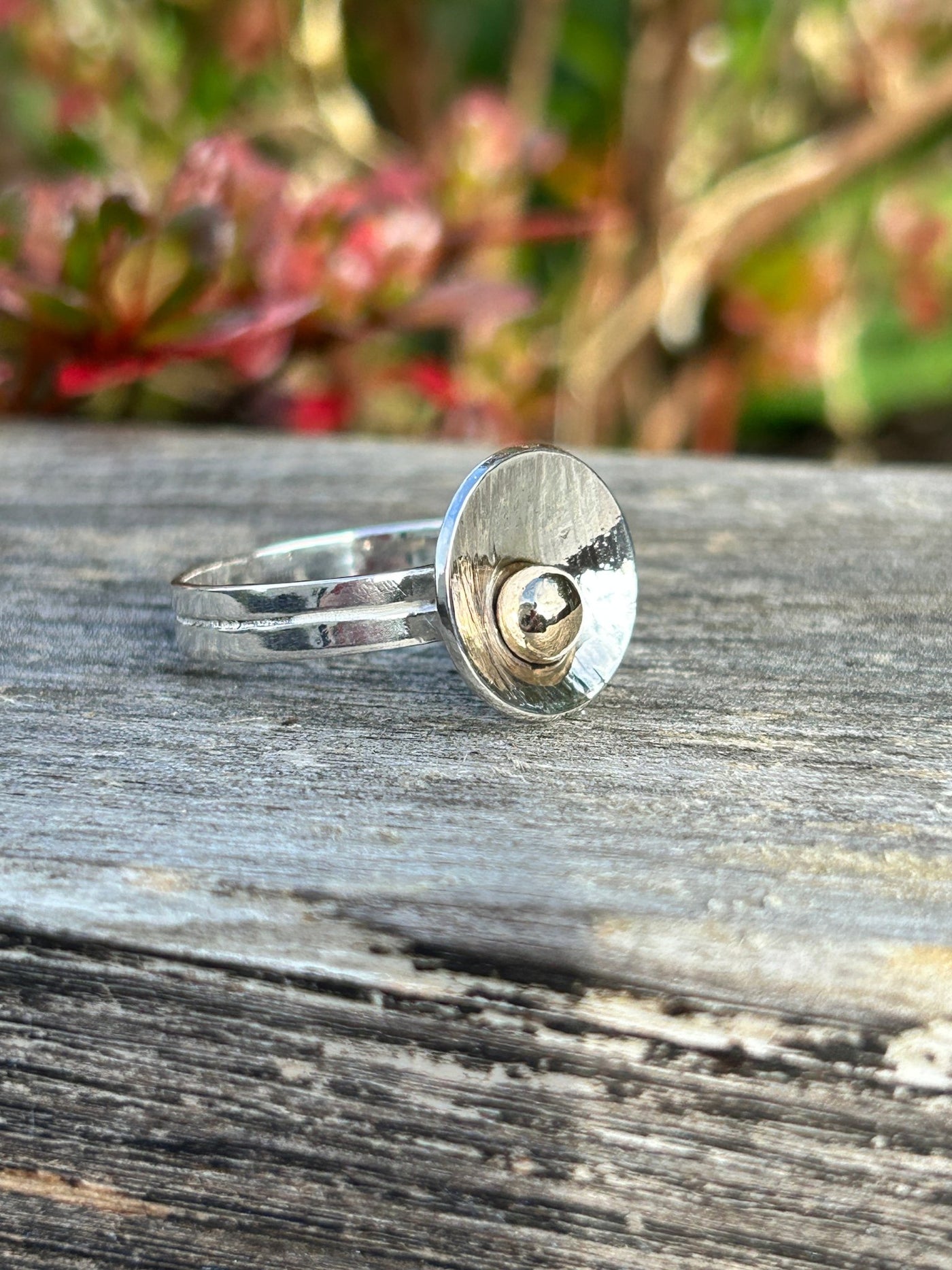 Lily pad stacking ring - LaVidaLoca Jewellery