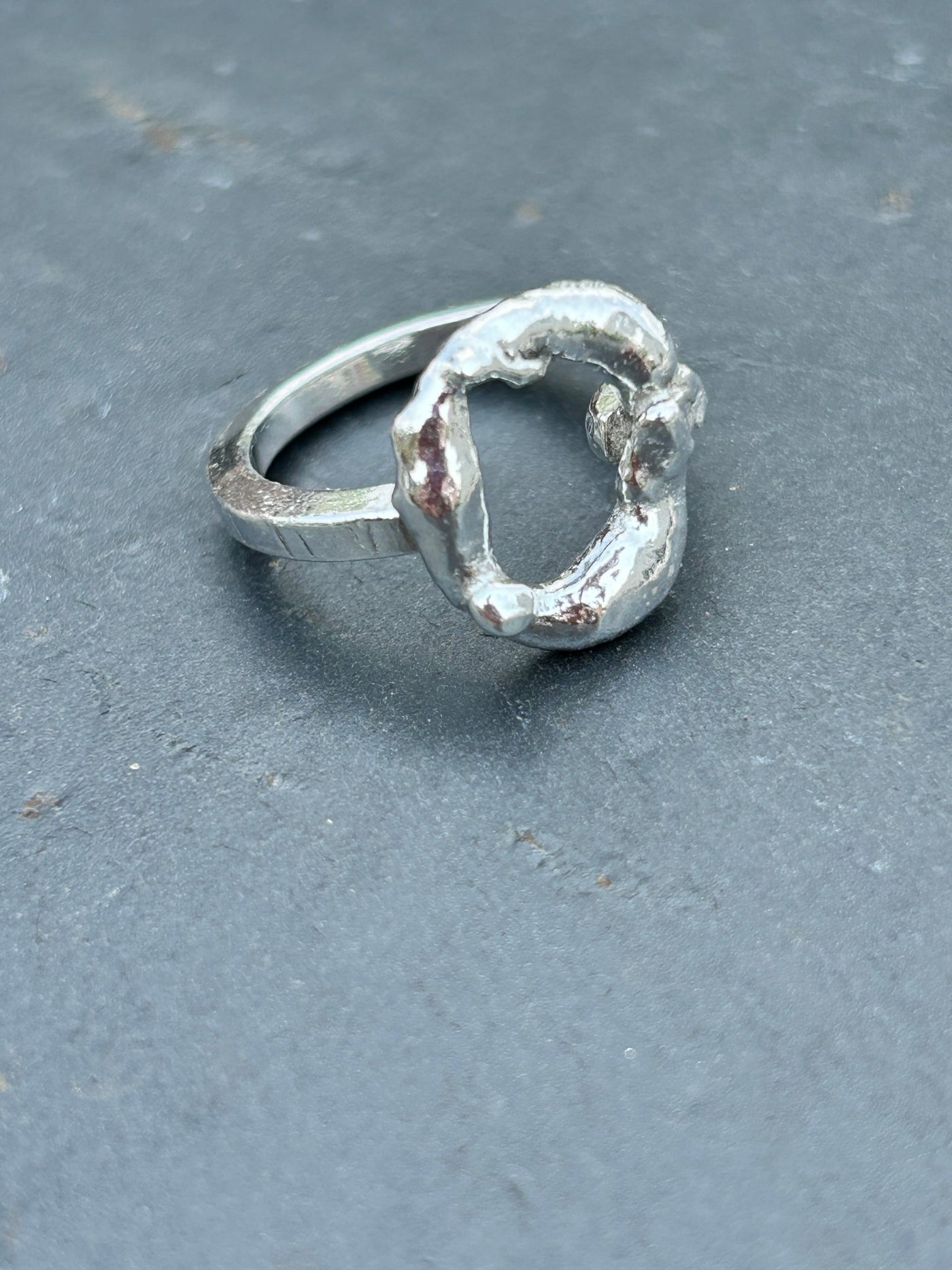 Molten Circle Ring - LaVidaLoca Jewellery