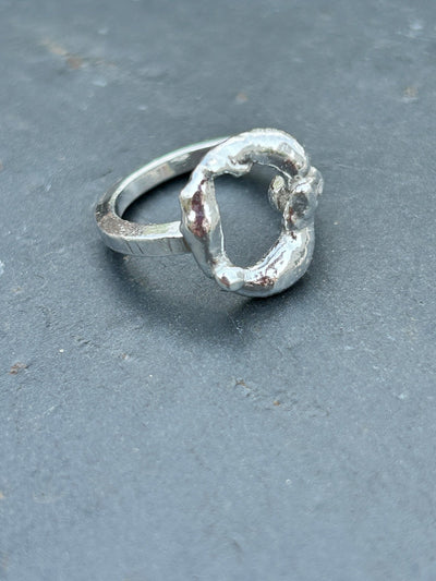Molten Circle Ring - LaVidaLoca Jewellery