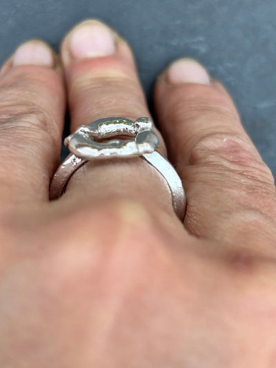 Molten Circle Ring - LaVidaLoca Jewellery