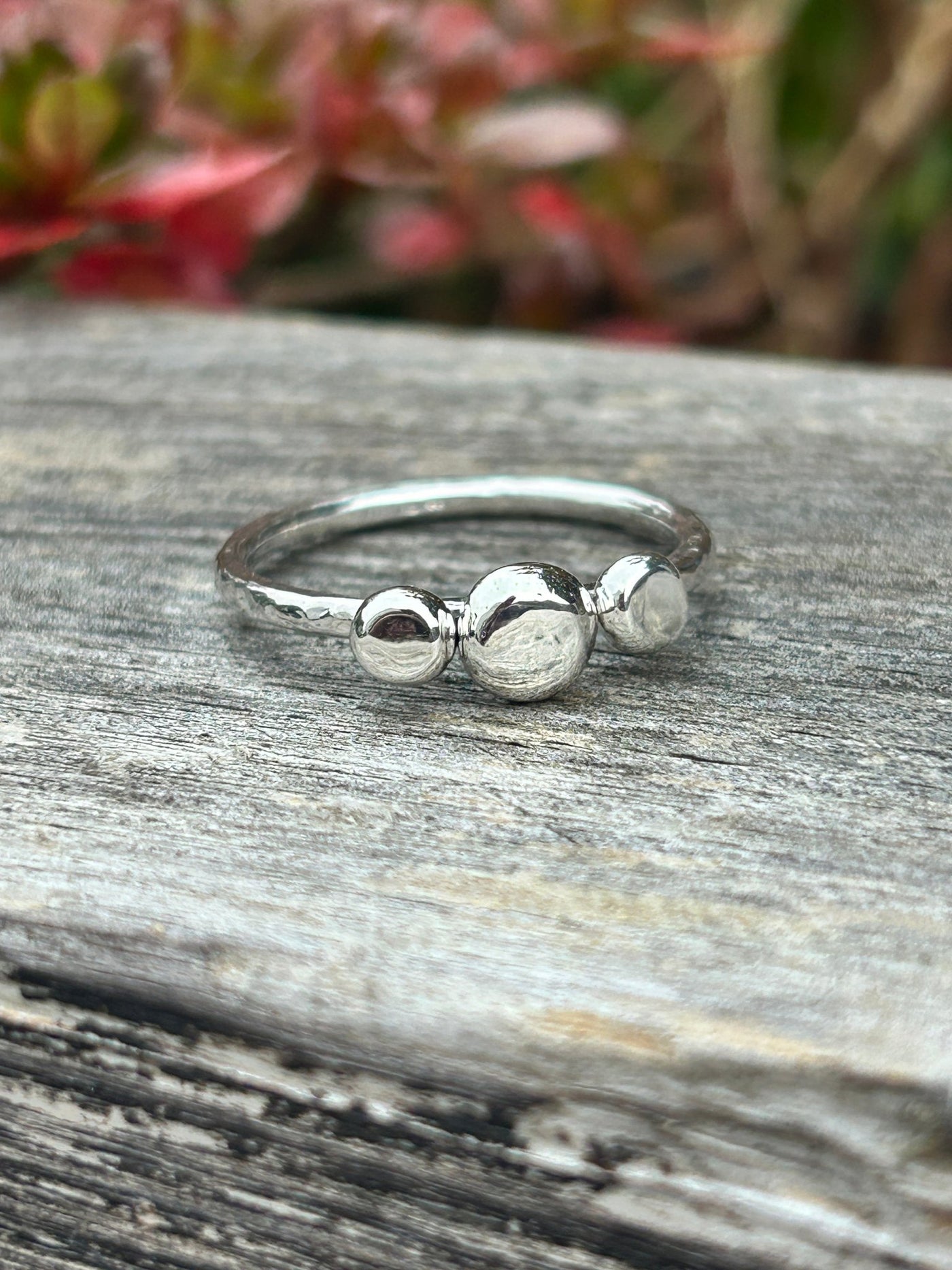 Pebble stacking ring - LaVidaLoca Jewellery