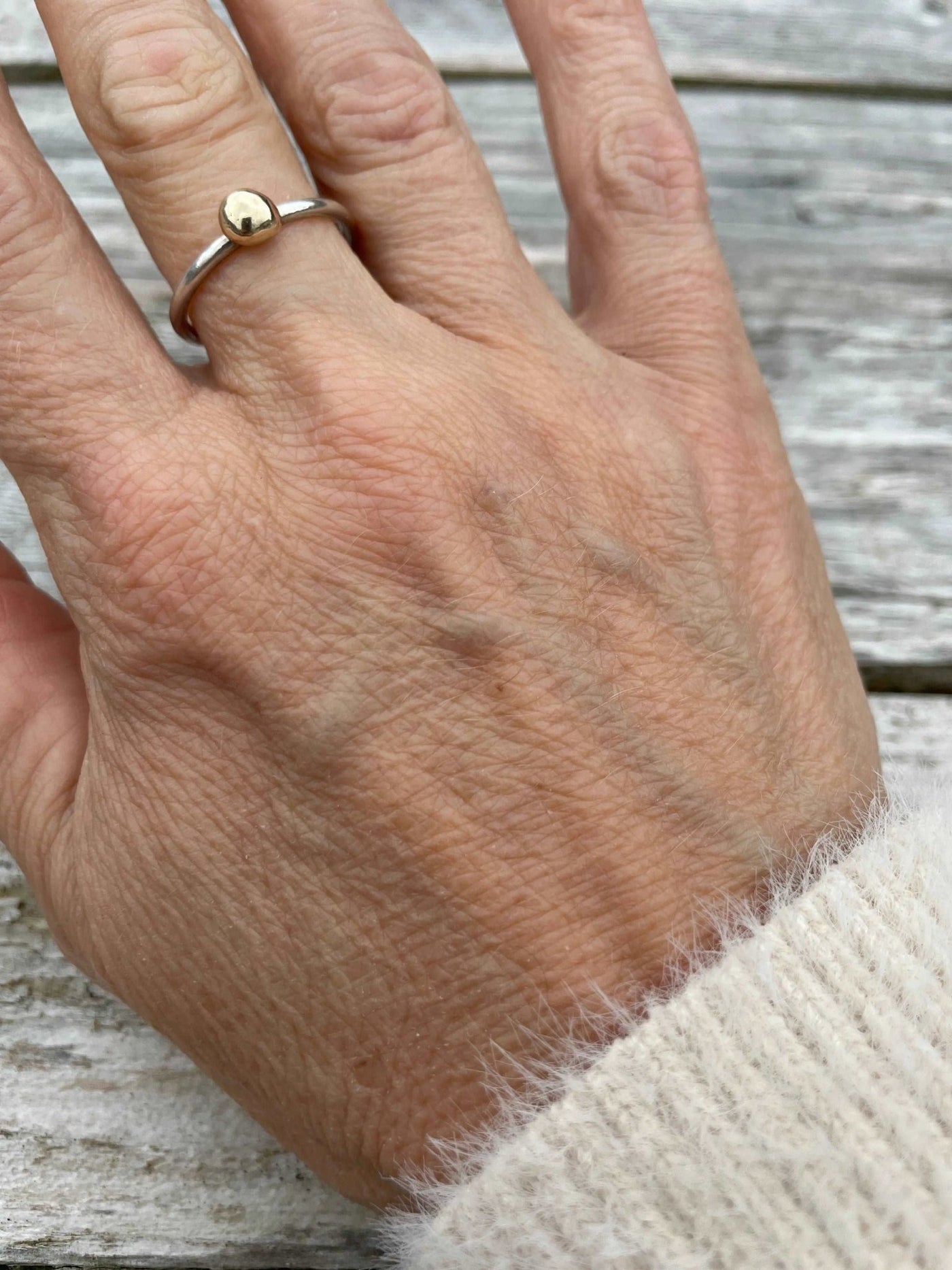 Silver Ball Ring - LaVidaLoca Jewellery