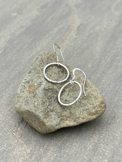 Single ring earrings - LaVidaLoca Jewellery