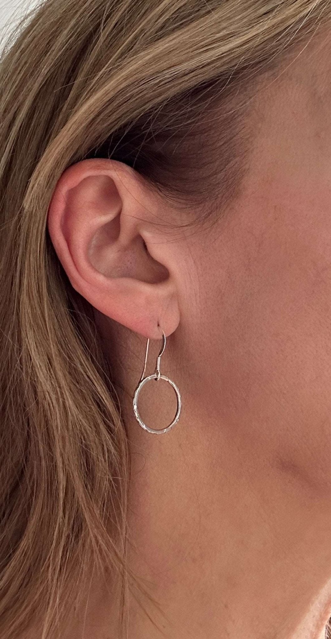 Single ring earrings - LaVidaLoca Jewellery