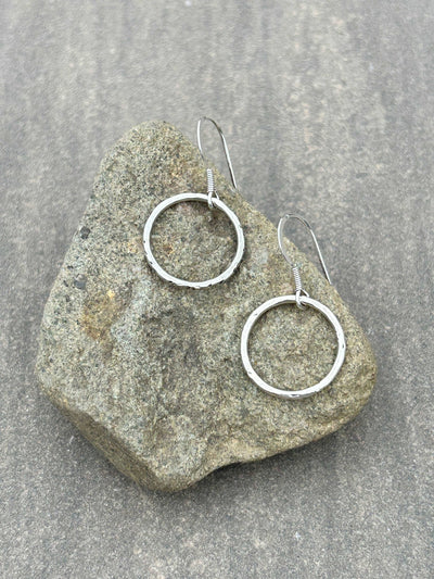 Single ring earrings - LaVidaLoca Jewellery