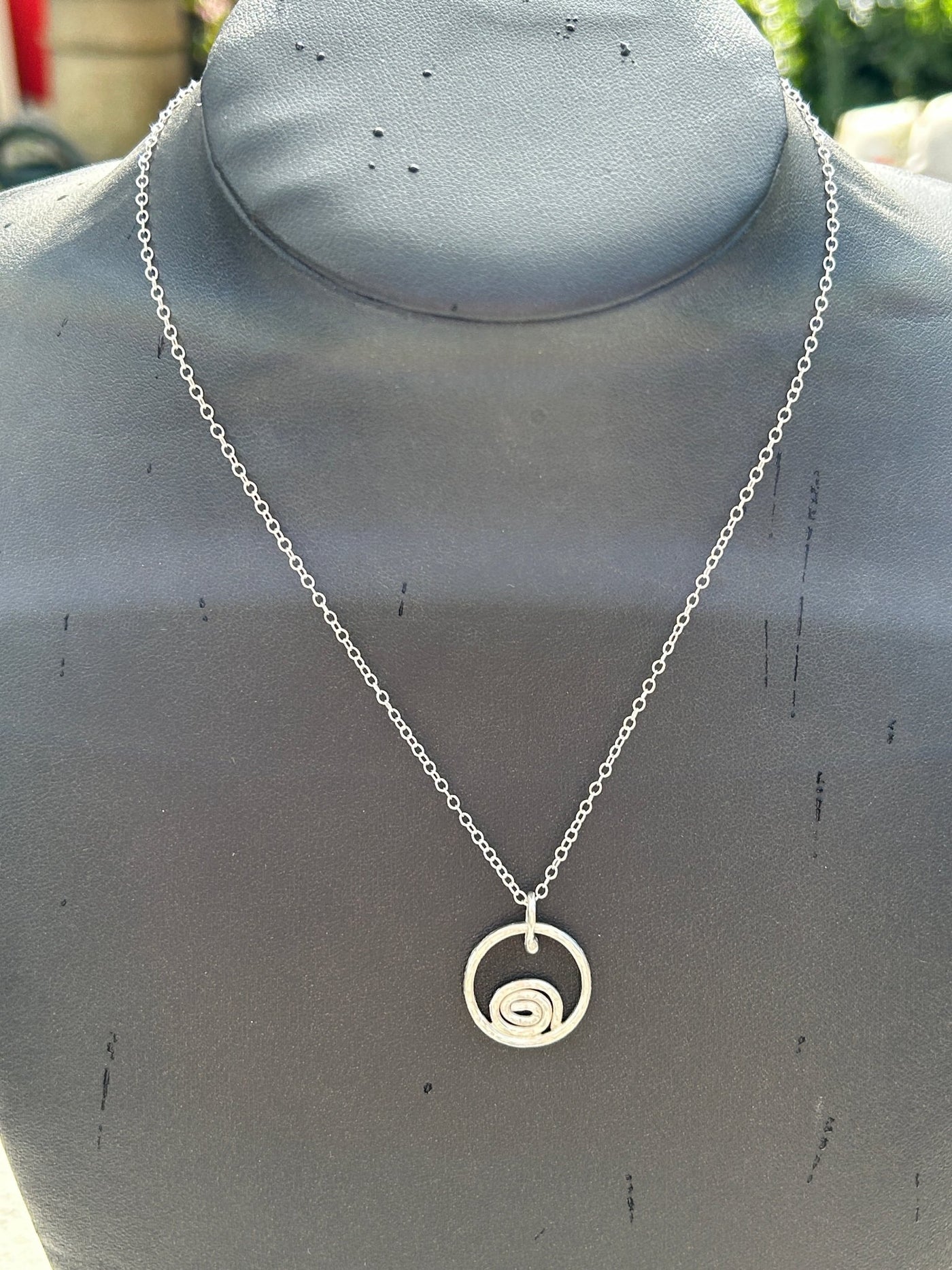 Spiral Ring Pendant - LaVidaLoca Jewellery