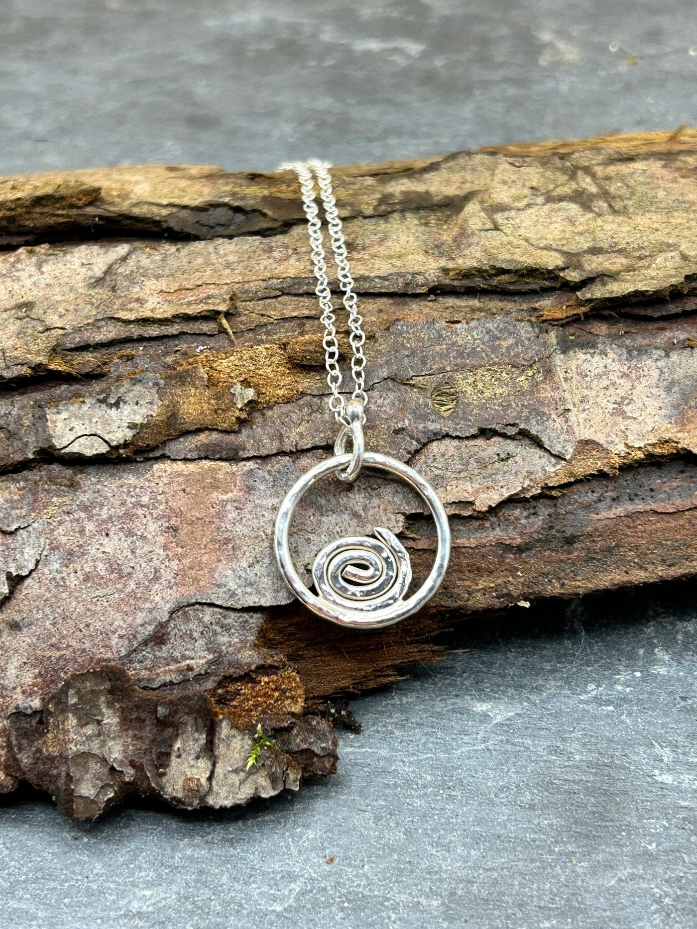 Spiral Ring Pendant - LaVidaLoca Jewellery
