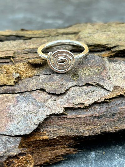 Spiral stacking ring - LaVidaLoca Jewellery