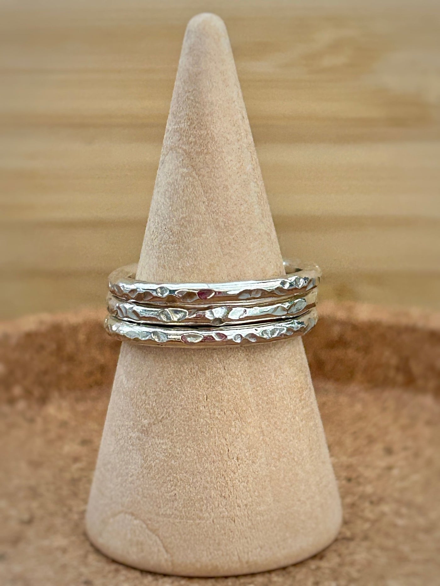 Stacking band ring bundle - LaVidaLoca Jewellery