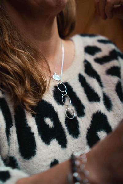 Three hoop pendant - LaVidaLoca Jewellery