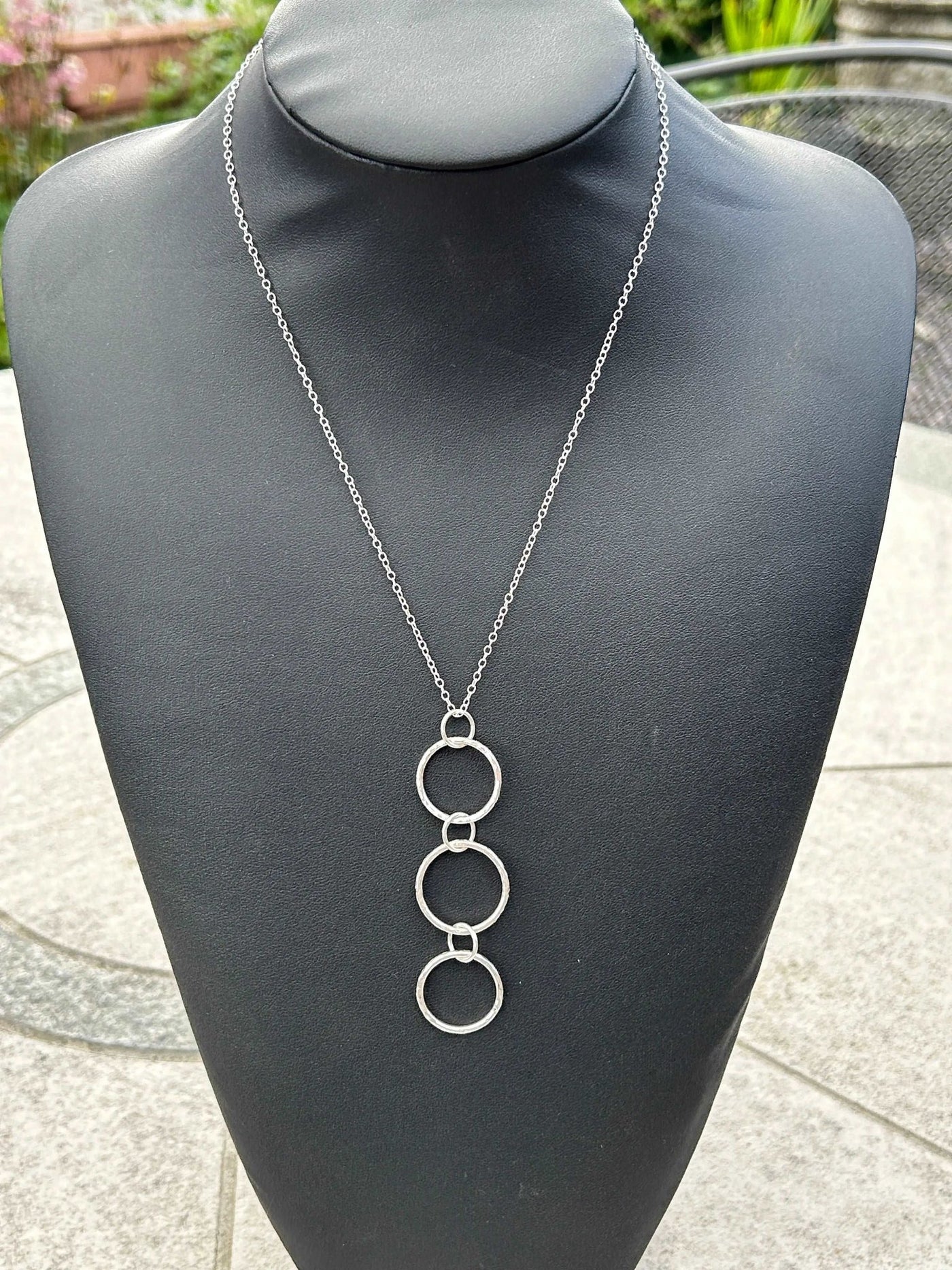 Three hoop pendant - LaVidaLoca Jewellery