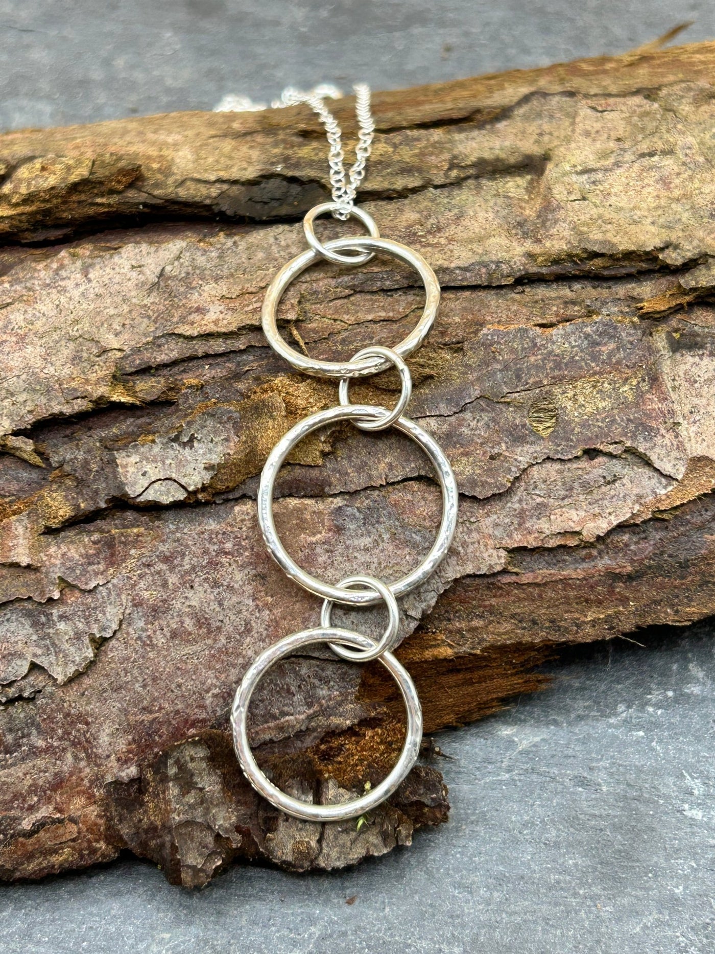 Three hoop pendant - LaVidaLoca Jewellery