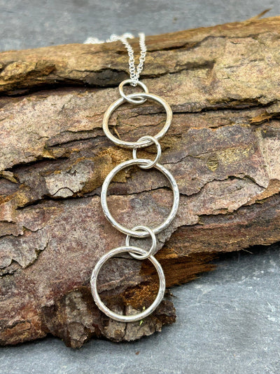 Three hoop pendant - LaVidaLoca Jewellery