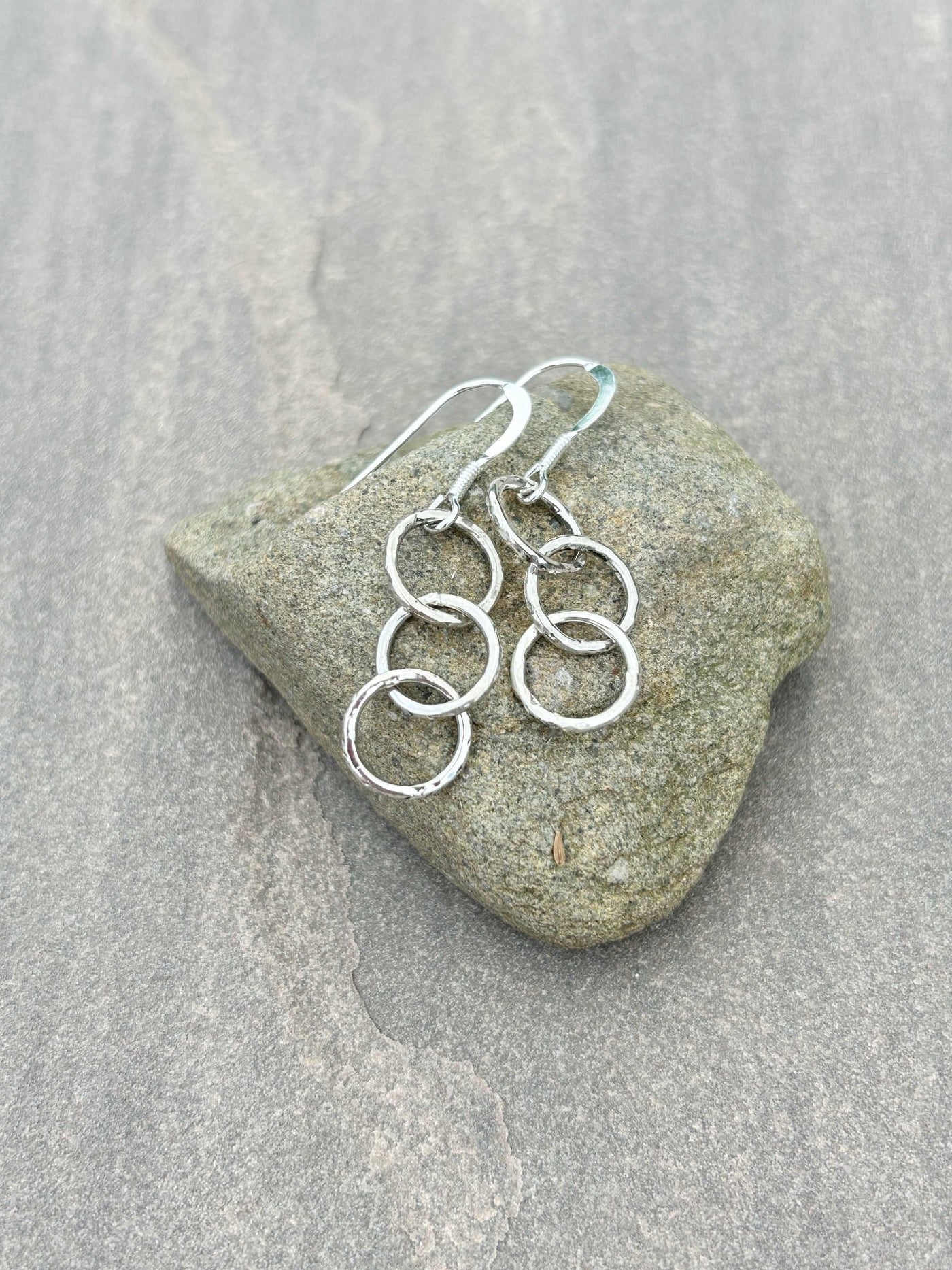 Triple ring earrings - LaVidaLoca Jewellery