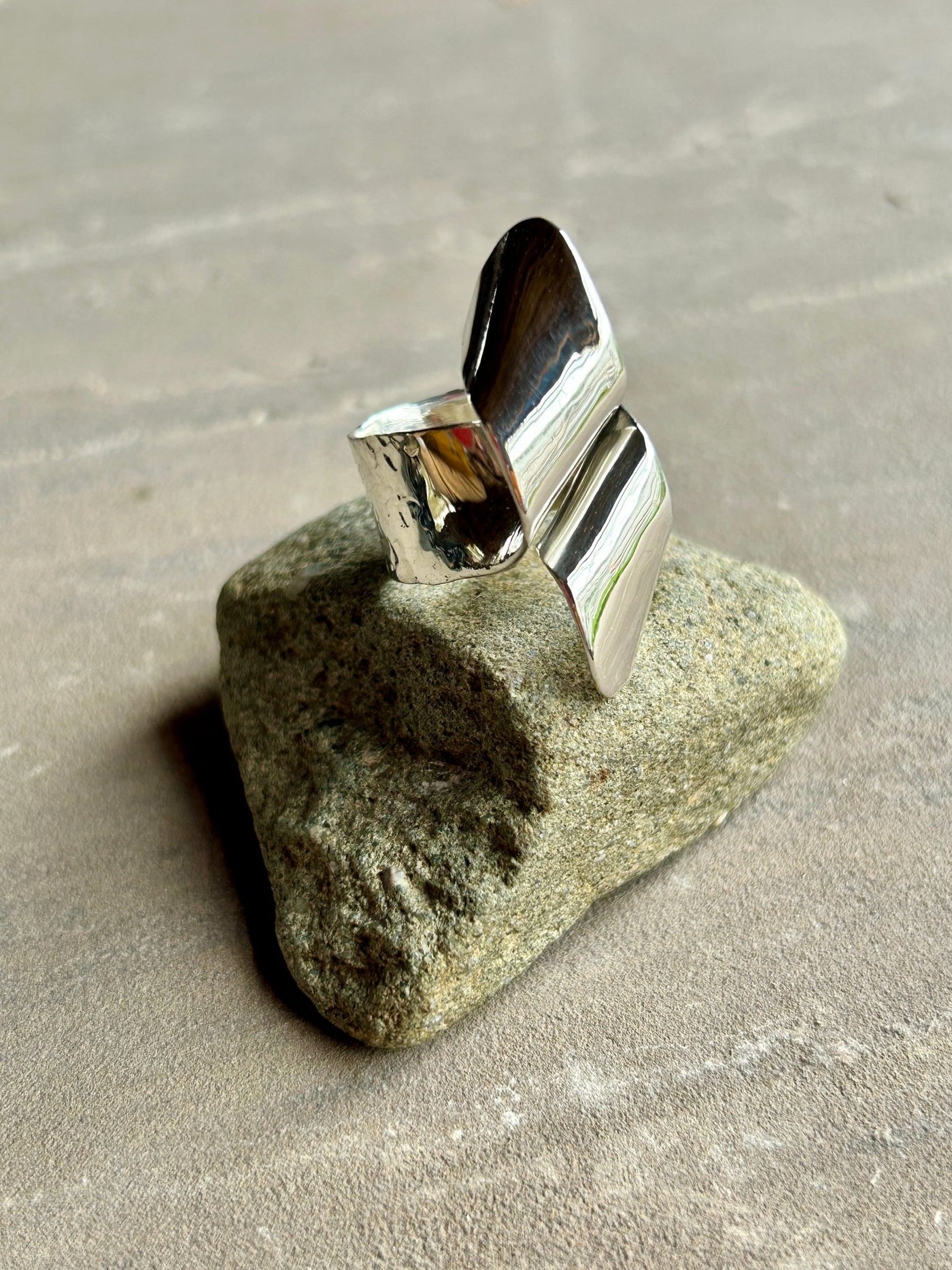 Twisted Silver Ring - LaVidaLoca Jewellery