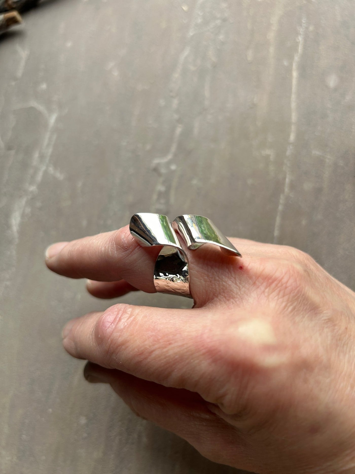 Twisted Silver Ring - LaVidaLoca Jewellery